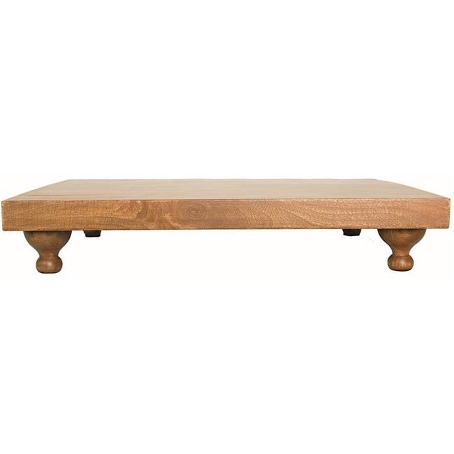 Heritage Lace FH-033 Farmhouse Footed Charcuterie Serving Board  Wood  Natural - Walmart.com | Walmart (US)