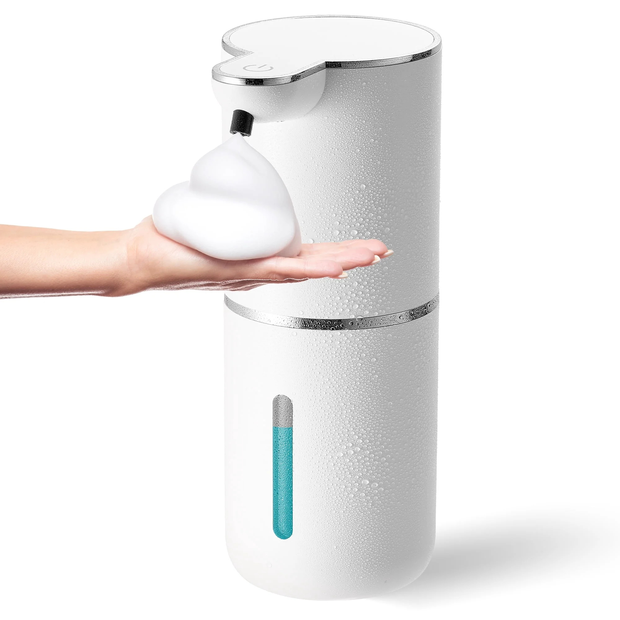 OGEDNAC Automatic Touchless Foam Soap Dispenser, 380ml USB Rechargeable Wall Mounted, White - Walmart.com | Walmart (US)