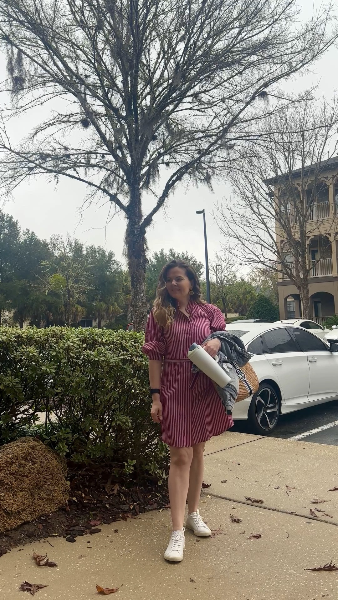 Walking into 2026 like let's do this! 

The dress is old, 1901 from Nordstrom, and the denim jacket is old, Pomander Place - linking similar


#LTKSaleAlert #LTKootd #LTKSeasonal