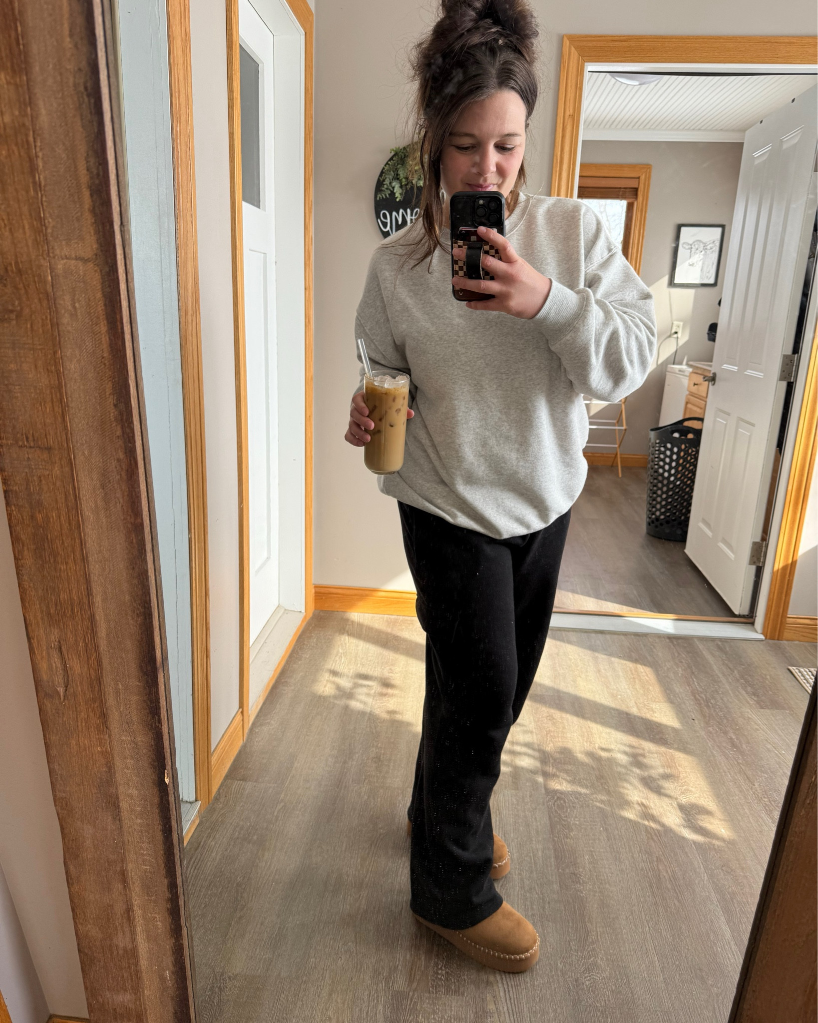 Comfy Saturdays at Home 🤍🤍 #walmart #walmarthaul #cargopants #loungewear #momlife 

#LTKmomlife #LTKmorningroutine #LTKootd