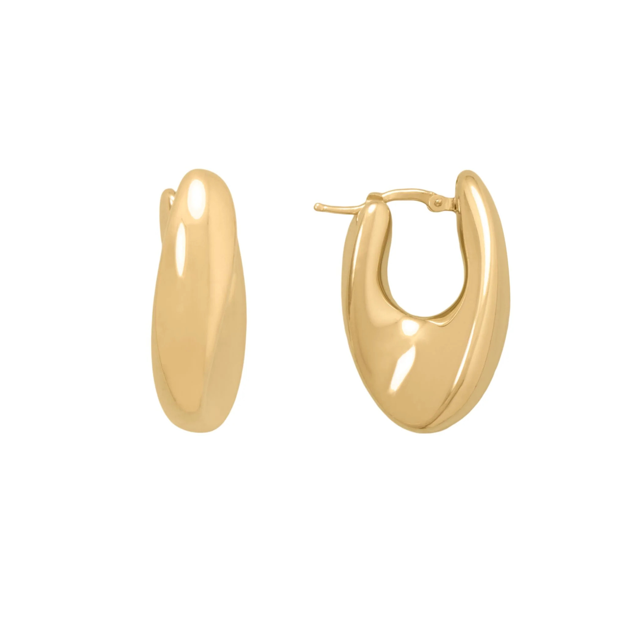 Sculptural Bold Hoops | Amanda Deer Jewelry