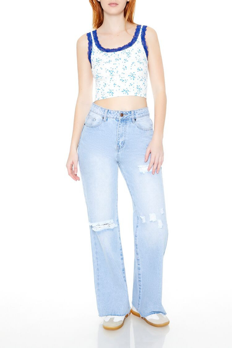 Distressed Wide-Leg Jeans | Forever 21