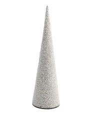 18in Large Beaded Christmas Cone | TJ Maxx