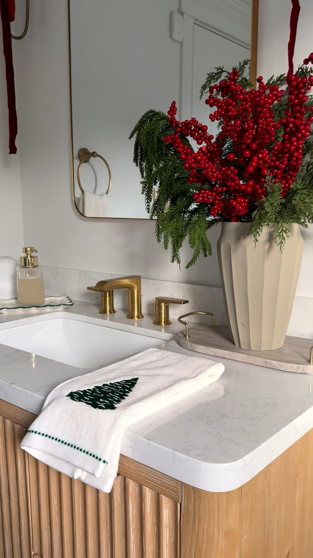 My new Christmas tree towels are on sale! These are greet for all winter styling not just Christmas. 

Target, Target Christmas, bath, Target bath, soap, tray, home, powder bath, @target #targetstyle #targethome #target #targetchristmas #towel 

#LTKSaleAlert #LTKHoliday #LTKHome