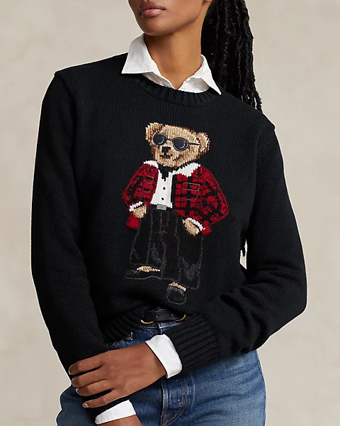 Polo Bear Cotton-Blend Jumper | Ralph Lauren (UK)