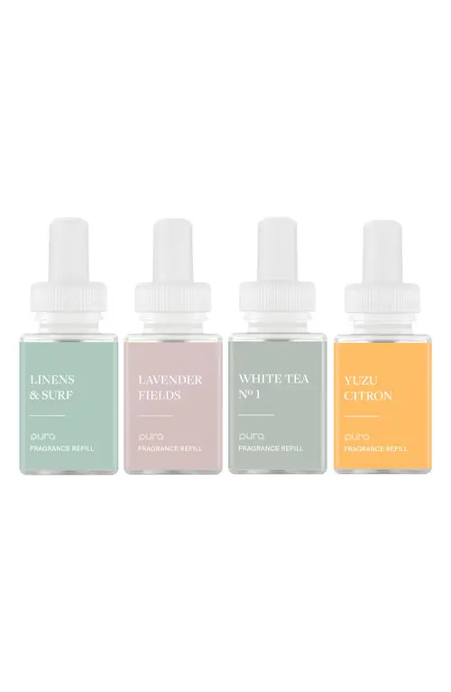 PURA 4-Pack Best Sellers Diffuser Fragrance Refills in Multi at Nordstrom | Nordstrom