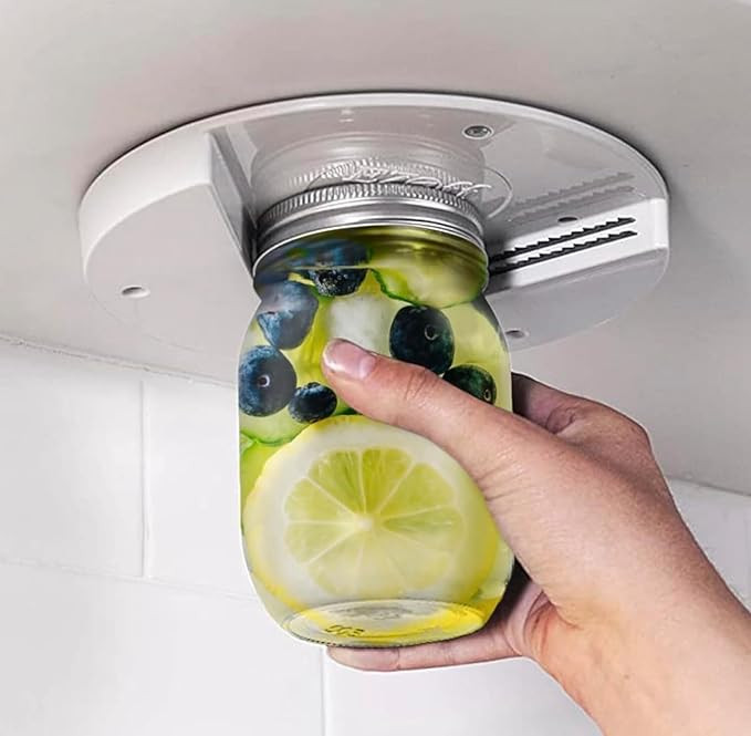 EZ Off Jar Opener for Seniors - Under Cabinet Jar Openers for Weak Hands, Easy Grip, Arthritis ja... | Amazon (US)