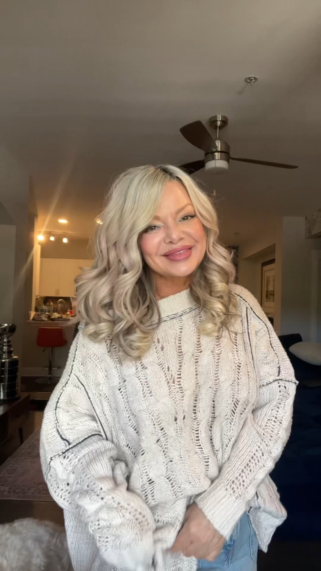 Fall Feels! The best fitting jeans and a cozy sweater has me yearning for Fall! #jeans #sweater #backtoschool 

#LTKVideo #LTKBacktoSchool #LTKOver40