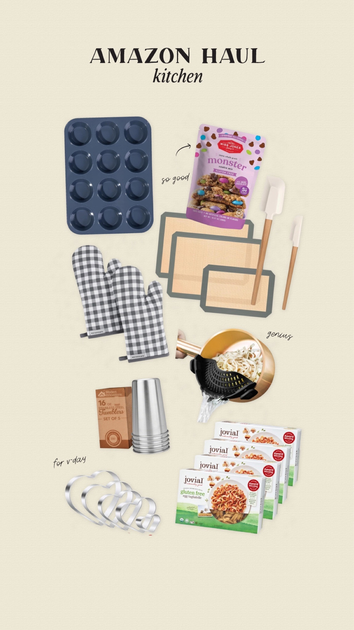 Recent amazon orders: kitchen goodies! 