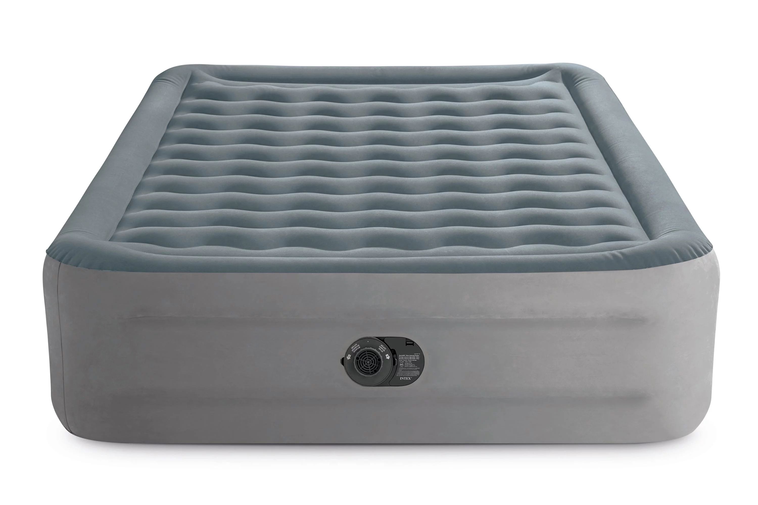 Intex 18" High Comfort Plush Raised Air Mattress Bed with Built-in Pump, Queen | Walmart (US)