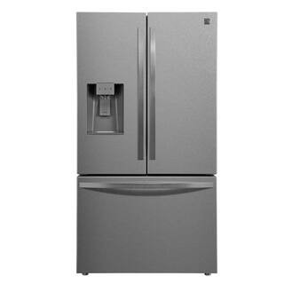 28.6 cu. ft. Standard Depth French Door Refrigerator in Stainless Steel with Ice/Water Dispenser | The Home Depot