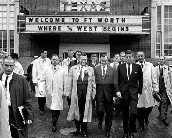 John F. Kennedy Leaves the Hotel Texas in Fort Worth on November 22, 1963 - 5X7 or 8X10 Photo (AZ... | Etsy (US)