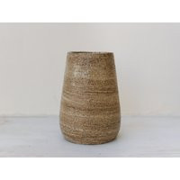 Handmade Ceramic Vase, Flower Stoneware Beige Speckled Vase | Etsy (US)