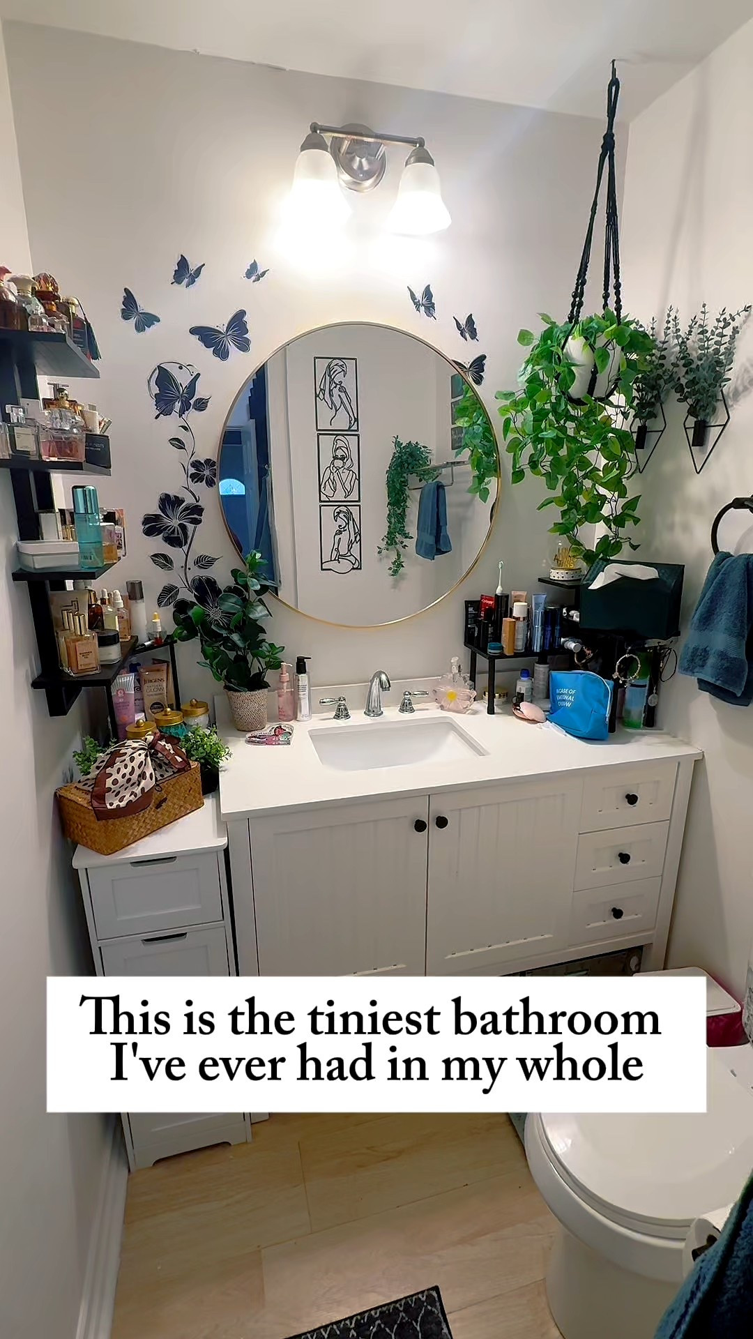 Tiny bathroom on a budget from Amazon.🍃

#LTKBeauty #LTKHome #LTKOver40