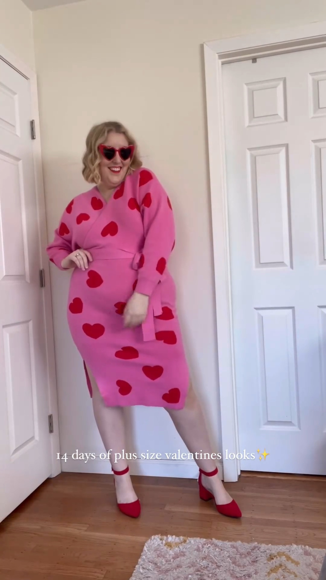 Day 4💋 Wearing size XL in this dress. Sadly the pink version is gone, but there’s a black and white option too! 

#LTKstyletip #LTKplussize #LTKmidsize