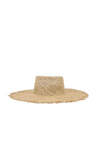 Summer Hats - Straw Beach Hat - Fray Seagrass Boater Hat | Revolve Clothing (Global)