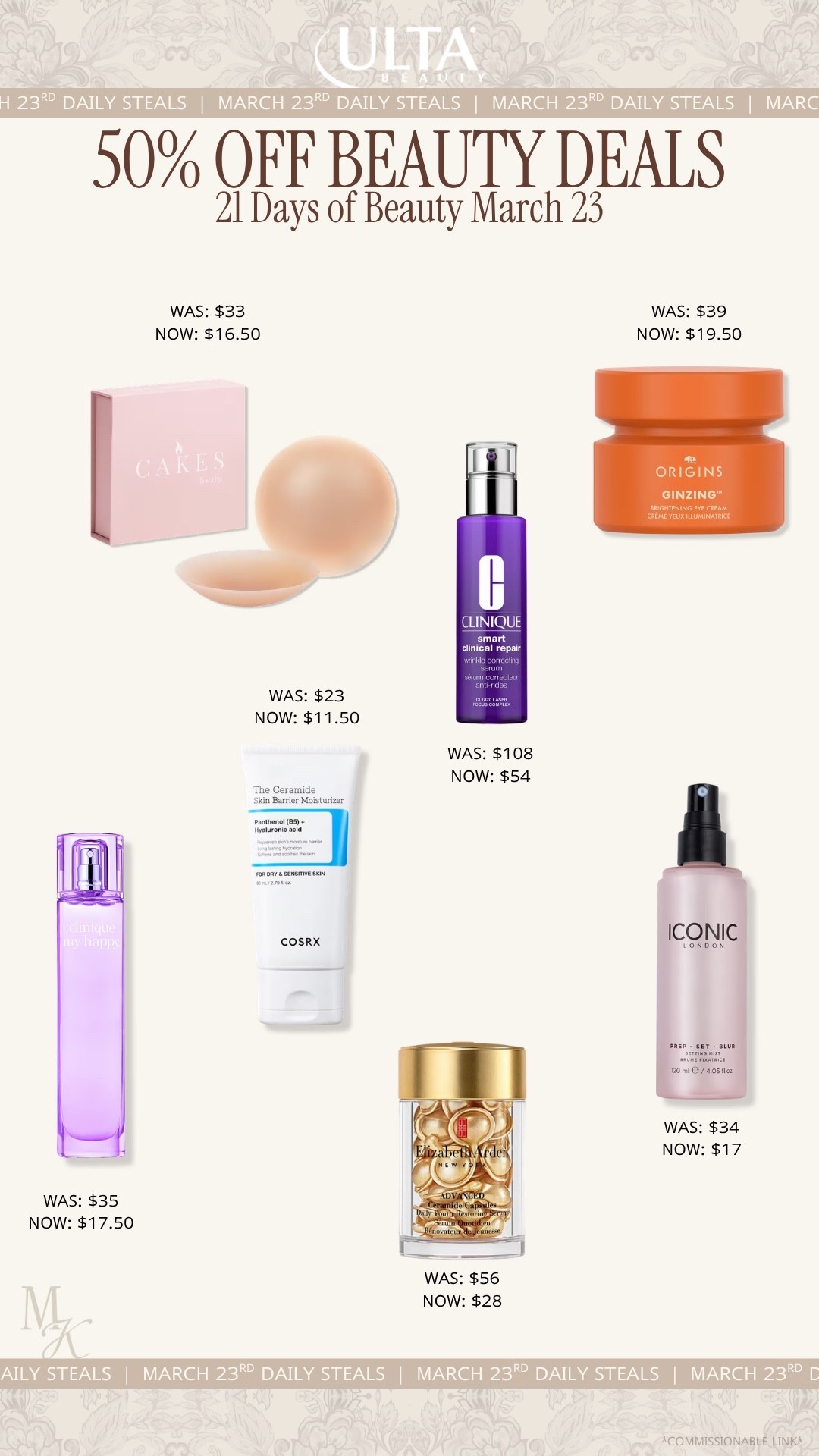 Ulta Beauty sale, Ulta 21 Days of Beauty, 21 Days of Beauty deals, beauty sale 2026, makeup sale, skincare sale, mature skin, hydrating skincare, skincare routine, skincare essentials, beauty, makeup, make up, makeup must haves, everyday makeup routine, full glam makeup, natural makeup look, dewy makeup, long lasting makeup, trending beauty products, hair tools, hair styling tools, hair care routine, frizz control, beauty favorites

#LTKBeauty #LTKSaleAlert #LTKselfcare