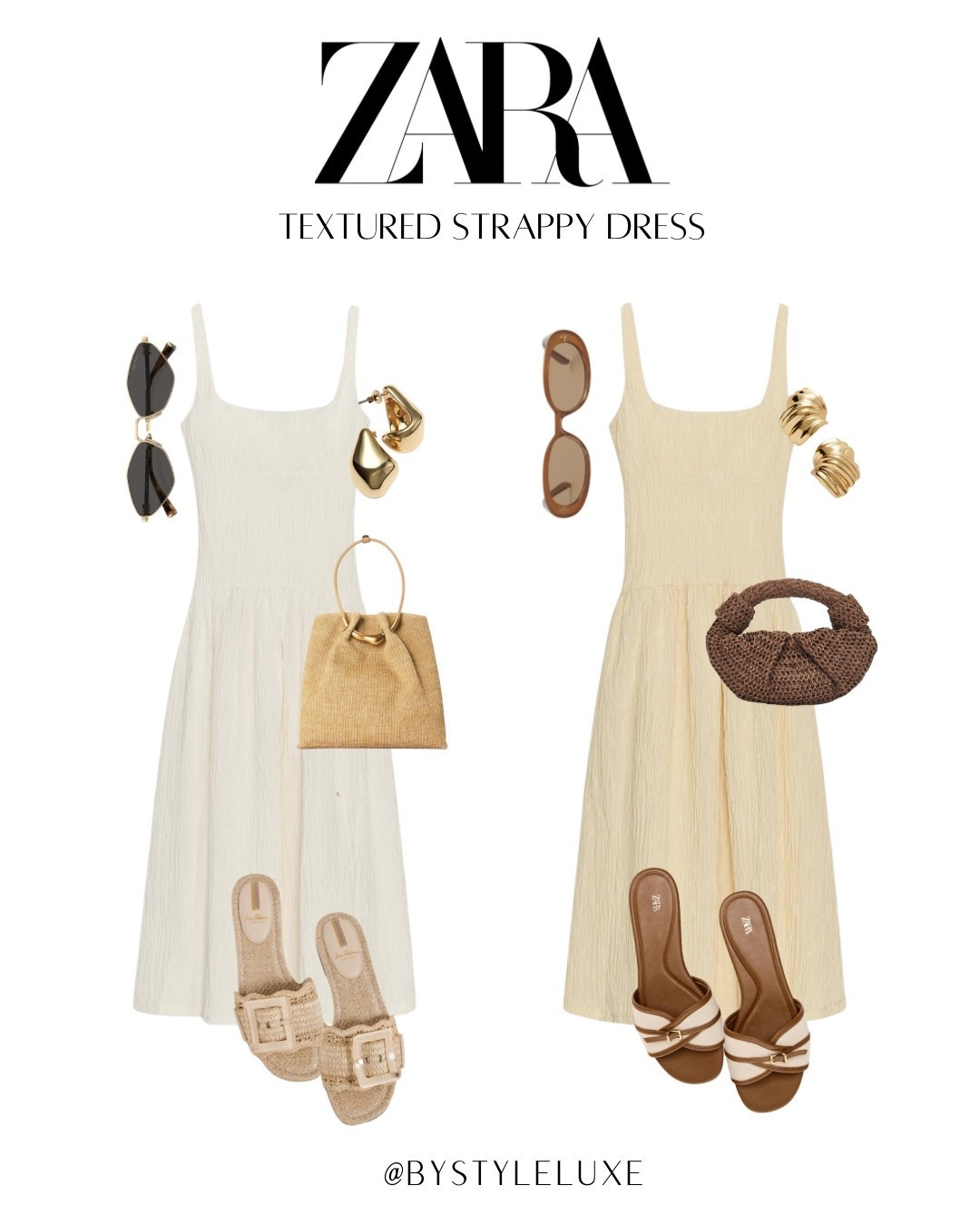 The Zara dress that we cant get enough of, restocked and new ivory colour added! Here’s how to style both colours for summmer

#summeroutfit #summerdress #holidayoutfit 

#LTKdresses #LTKsummer #LTKshoes