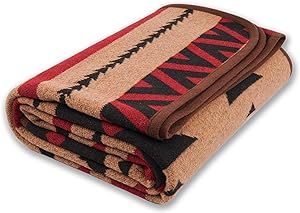 PuTian Merino Wool Blanket - Warm, Thick, Washable, 87" x 63" Large Throw for Outdoors, Camping,C... | Amazon (US)