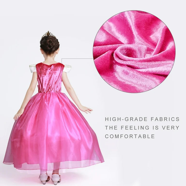 Princess Dress Child Halloween Party Fancy Dress Costumes for Girls 3-12 Years | Walmart (US)