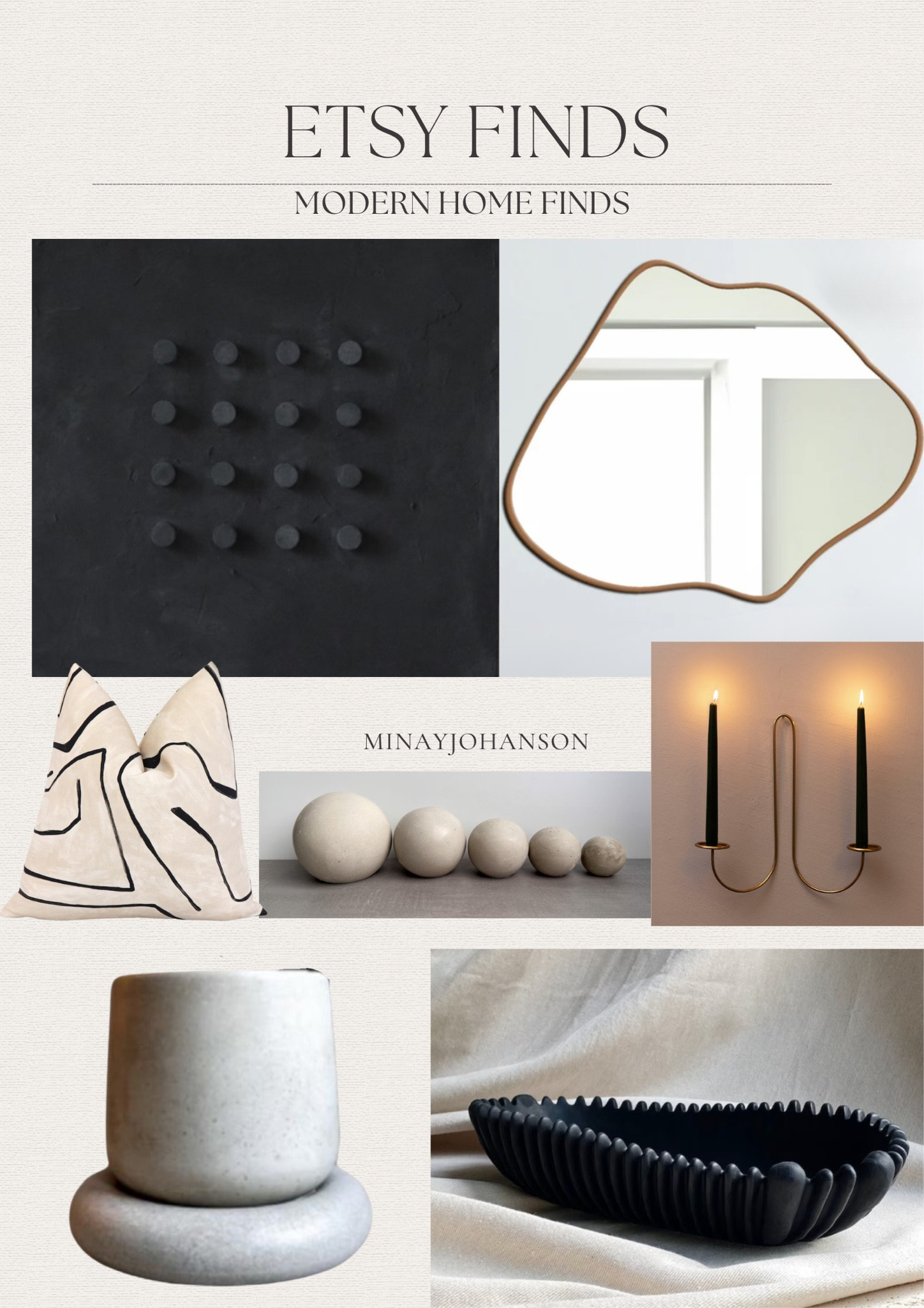 Modern Etsy home decor finds that are budget friendly🤍


Modern wall art // Japandi art // textured art // modern throw pillow // decorative bowl // ruffled bowl // concrete planter // taper candle holder // cement spheres

#LTKStyleTip #LTKFindsUnder100 #LTKHome