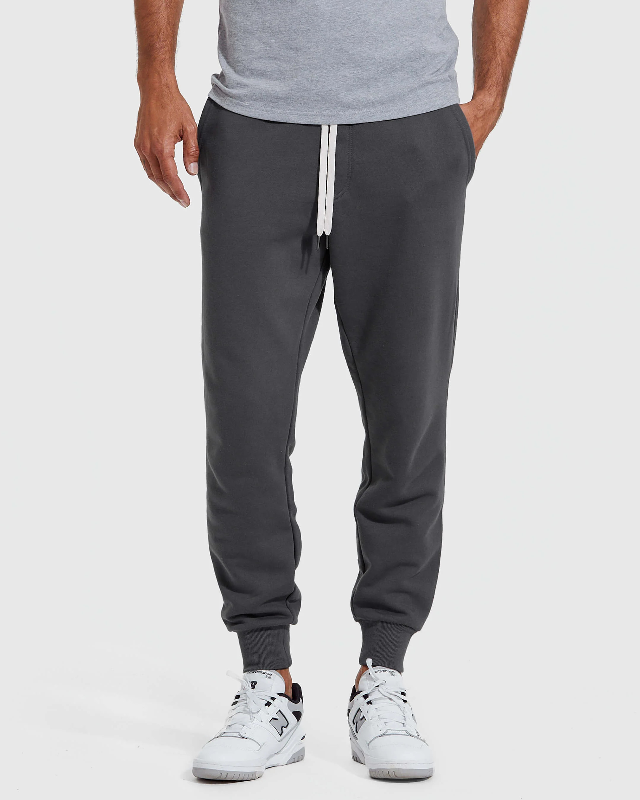 Carbon Fleece French Terry Joggers | True Classic