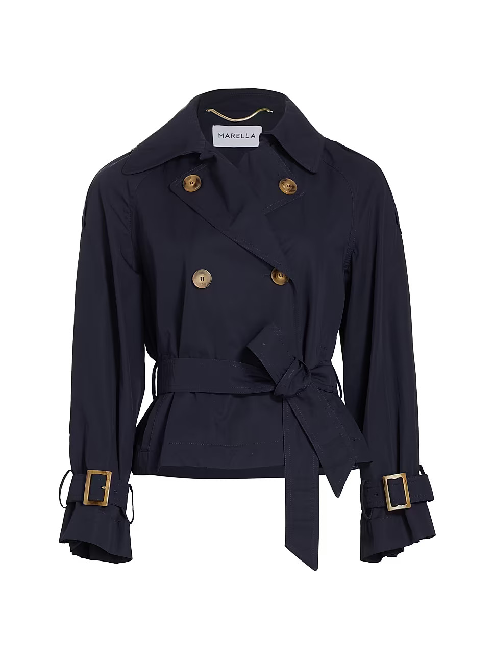 Uragano Cropped Water-Repellent Trench Coat | Saks Fifth Avenue