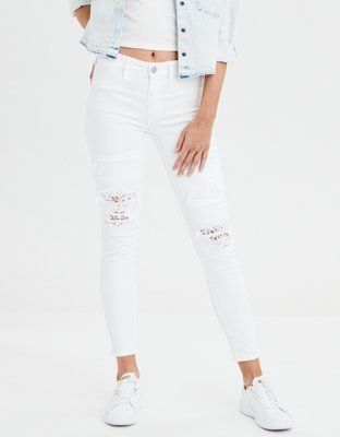 AE Ne(X)t Level High-Waisted Jegging Crop | American Eagle Outfitters (US & CA)