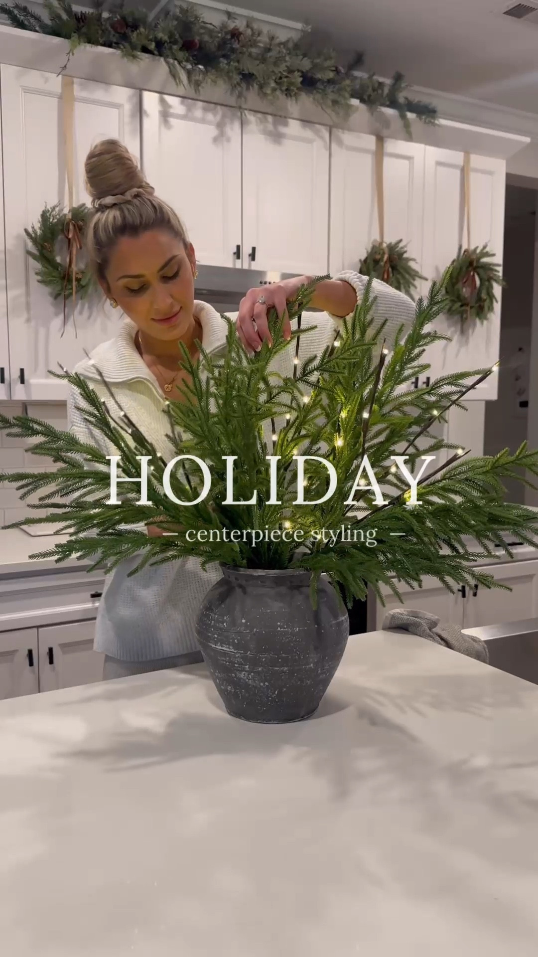 I’ve said it once and I’ll say it again- RUN to Hobby Lobby because their weathered vases are seasonally spot on and they look identical to Pottery Barn. 

This was $25 and other ones I’ve seen are $200! + These stunning mercury glass balls also have a leveled bottom to them so they sit flat, and they are $6.99. Correct.  They’re heavy, 100% glass and absolutely stunning! 

These Amazon real-touch cedar branches are my #1 seller for a reason and that’s because they are such a fab dupe and yall love them! These lighted branches are gorge gorge ✨ linking everything I can! 

✨Comment SHOP to shop or click my LTK link in my bio! 🤗

•
•
•
#holidaydecorating #christmasdecorations #christmascenterpiece #founditonamazon  #hobbylobbyfinds #hobbylobby #holidayarrangements #christmastable #lookforless

#LTKHome #LTKSeasonal #LTKHoliday