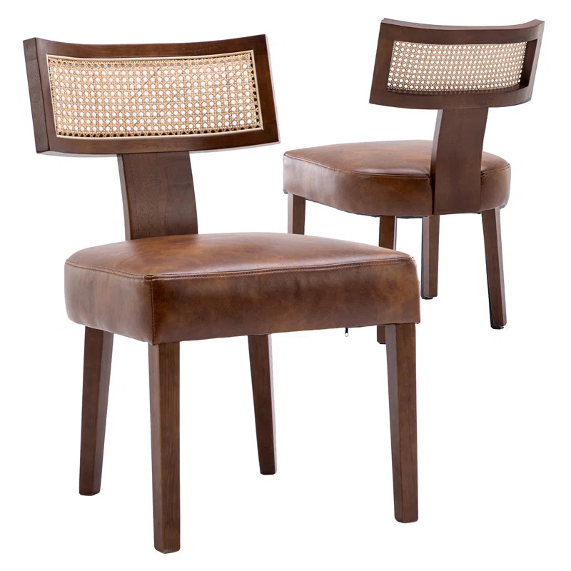 Farhat Modern Upholstered Side Chair (Set of 2) | Wayfair North America