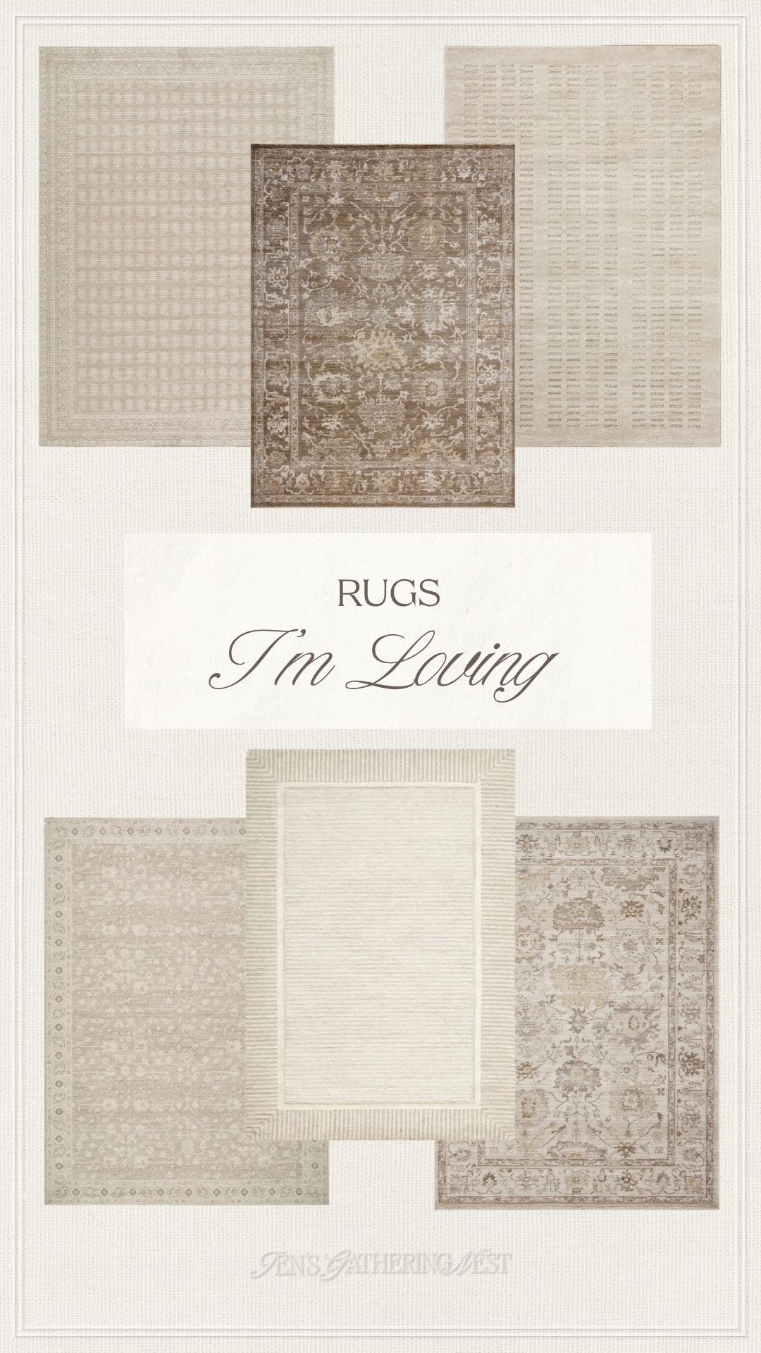 Wayfair rugs I’m loving for soft neutral spaces 🤎 These pretty vintage-inspired and textured styles would be so good for living rooms, bedrooms, entryways and cozy layered spaces.

#wayfairfinds #wayfairrugs #neutralrug #vintageinspired #homedecor #livingroomdecor #cozyhome #rugfinds

#LTKHome