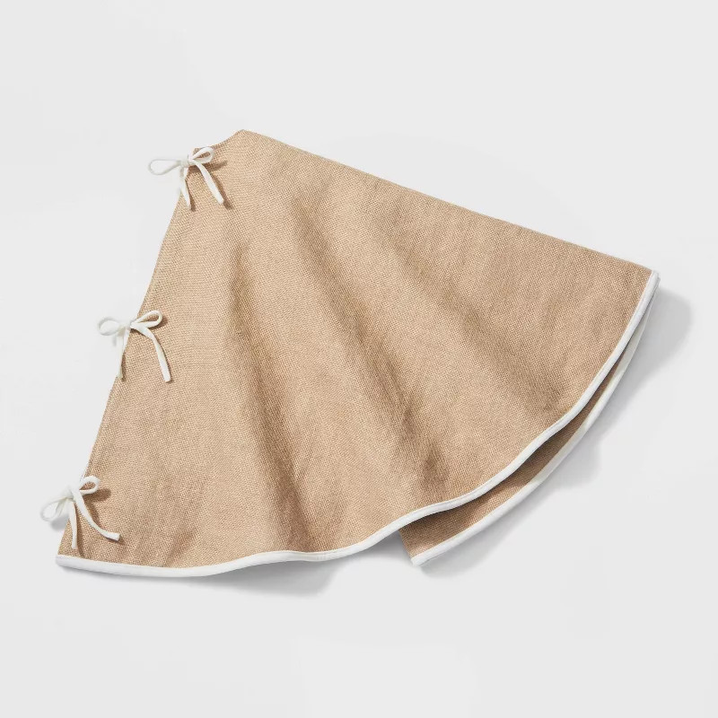 56in Burlap Christmas Tree Skirt - Wondershop™ | Target