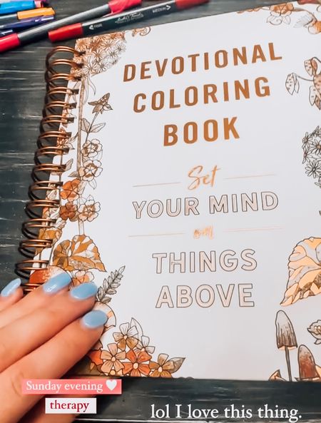 Sunday evening therapy ✨ #adultcoloringbook #christian #devotionalcoloringbook

#LTKitbag #LTKhome #LTKtravel
