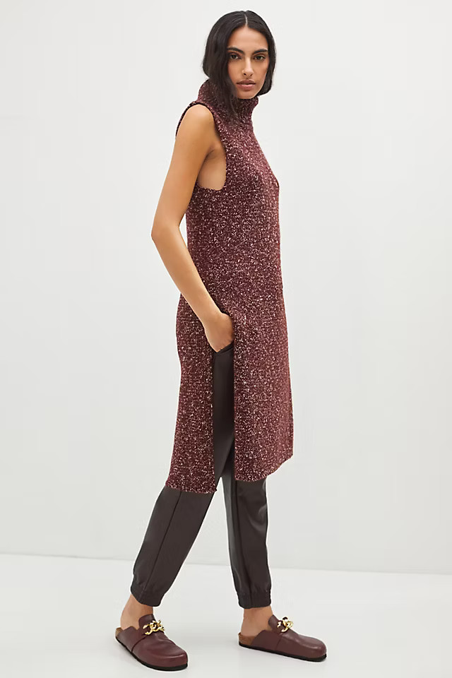 Flowy Maxi Tunic Sweater | Anthropologie (US)