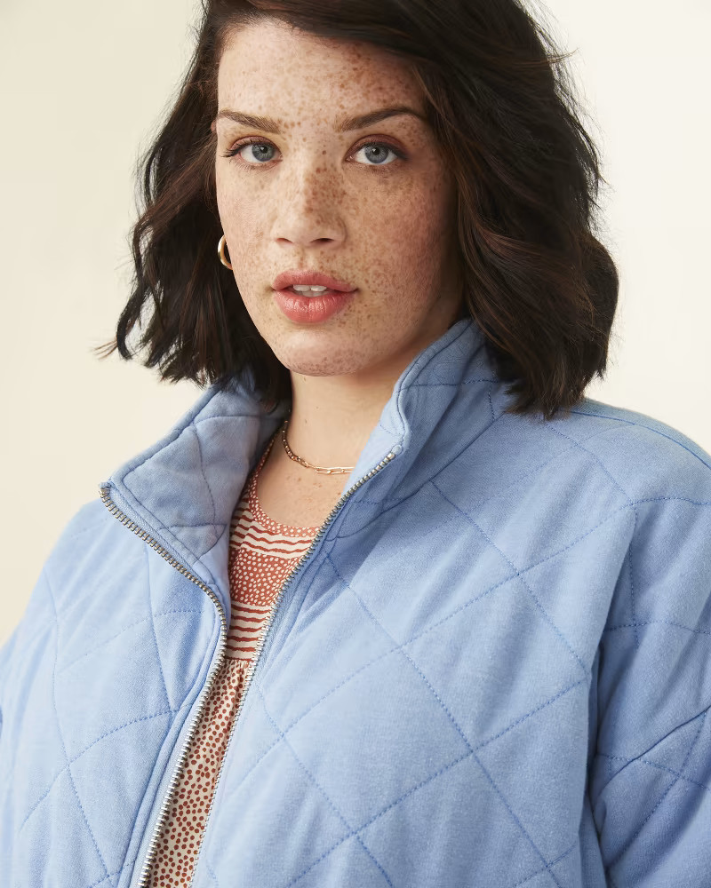 Plus Size Gena Quilted French Terry | Dia&Co | Dia & Co