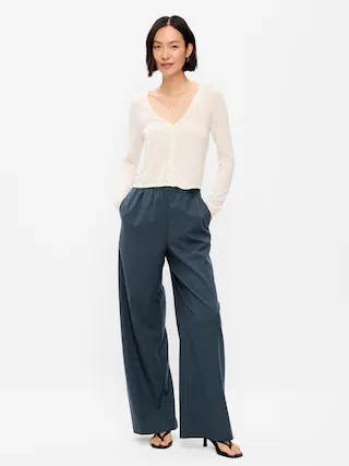 High-Waisted Wide-Leg Trouser | Old Navy (US)