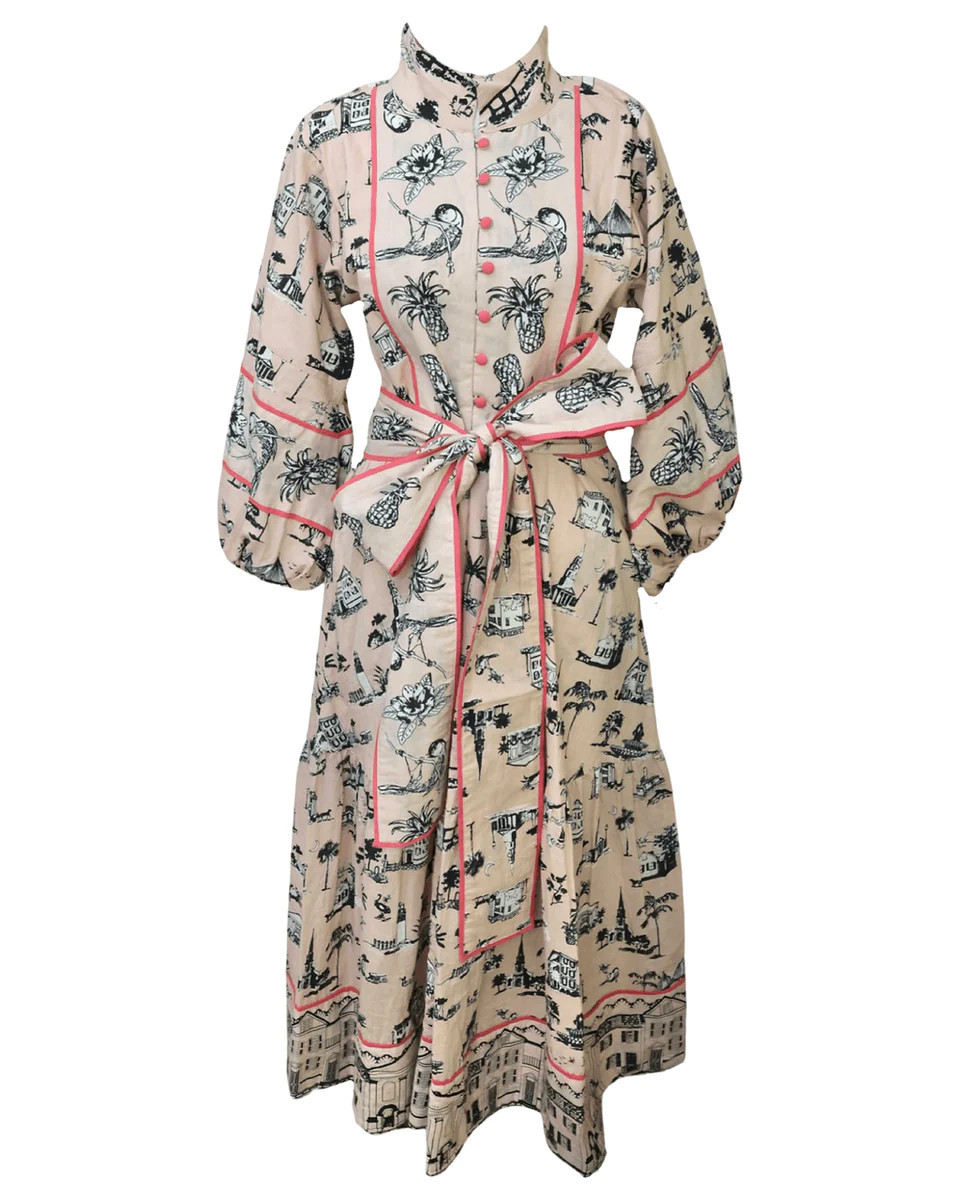 FINAL SALE Katie Kime X Sue Sartor Flounce™️ Charleston Toile | Camell | SUE SARTOR