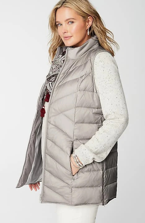 Side-Zip Down Puffer Vest | J. Jill