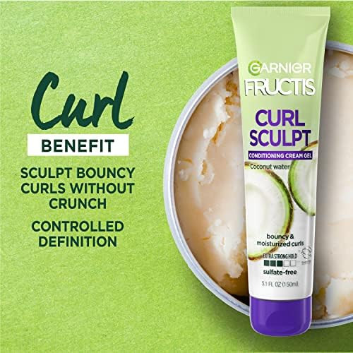 Garnier Fructis Style Curl Sculpt Conditioning Cream Gel 5.1 oz | Amazon (US)