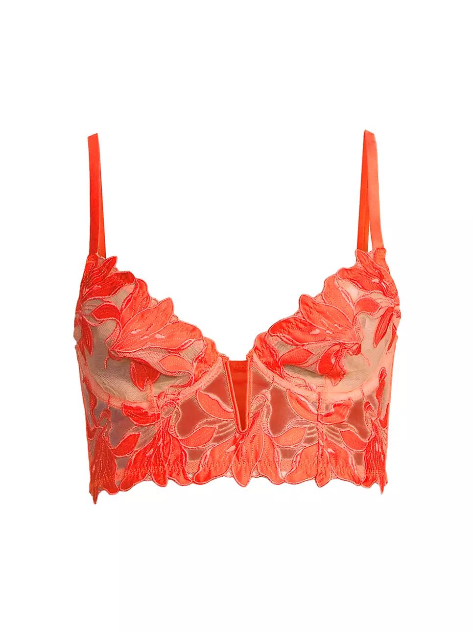 Lily Lace Longline Underwire Bra | Saks Fifth Avenue