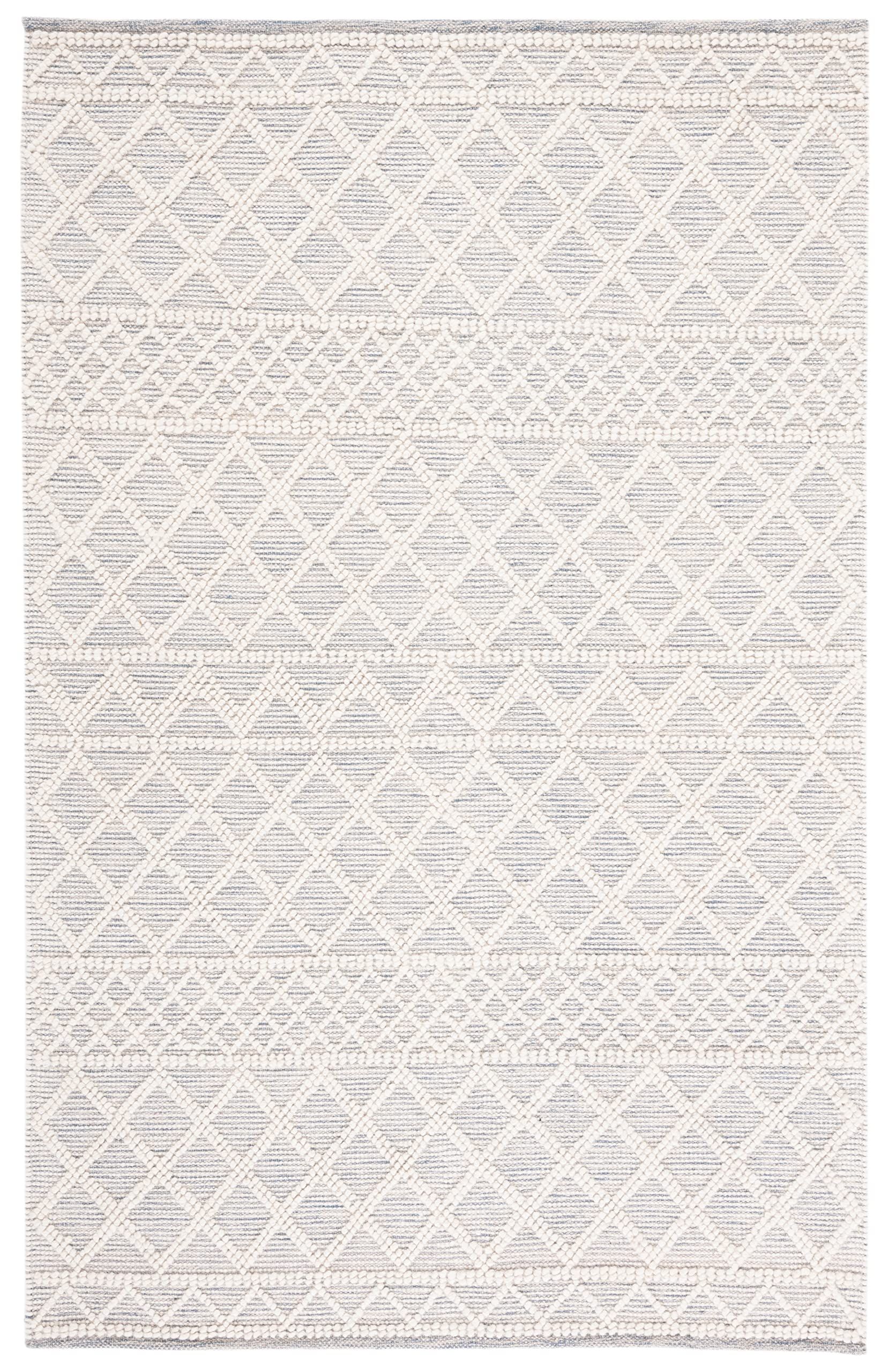 SAFAVIEH Natura Collection NAT825L Handmade Contemporary Boho Moroccan Trellis Premium Wool & Cotton | Amazon (US)