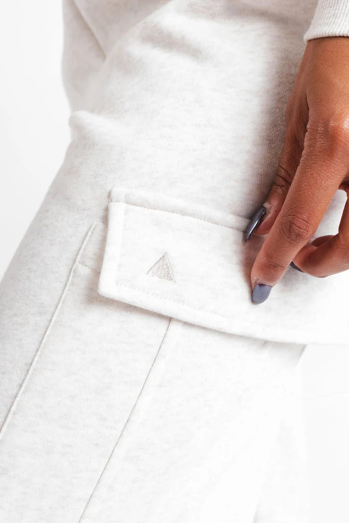 Vitality Cozy® Cargo Trouser - Oat Marl | Vitality
