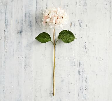 Faux Hydrangea Stem, Pink | Pottery Barn (US)