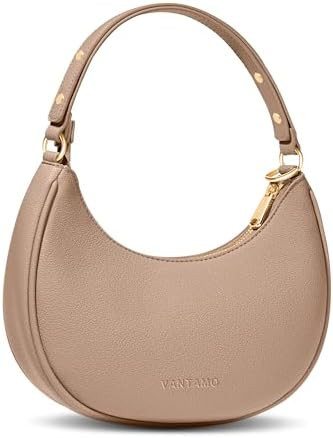 Vantamo Crescent Bags For Women with RFID Protection, Half Moon Clutch Purses for Women with Anti... | Amazon (US)