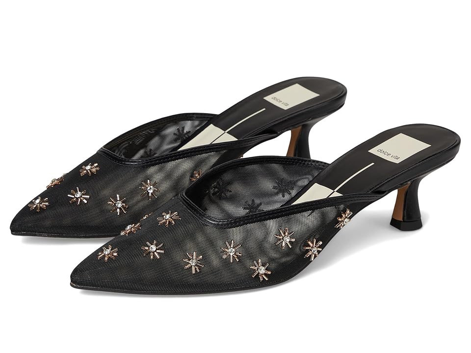 Dolce Vita Clara Women's Sandals Black Mesh : 7.5 M, Rubber | Zappos