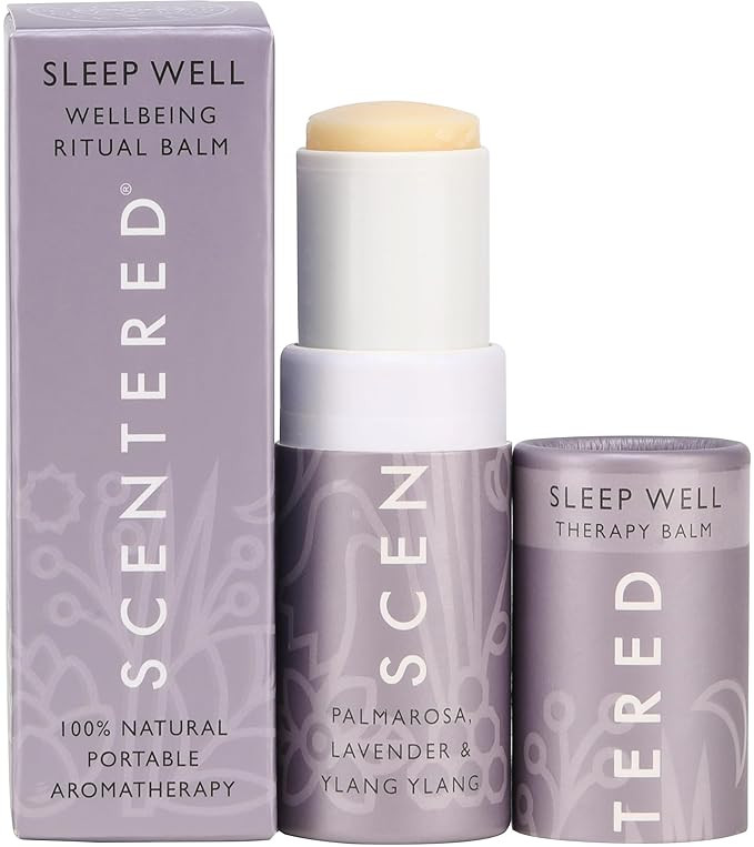 Scentered Aromatherapy Sleep Balm - Sleep Well - All Natural Sleep Aid, Lavender Essential Oil Ro... | Amazon (US)