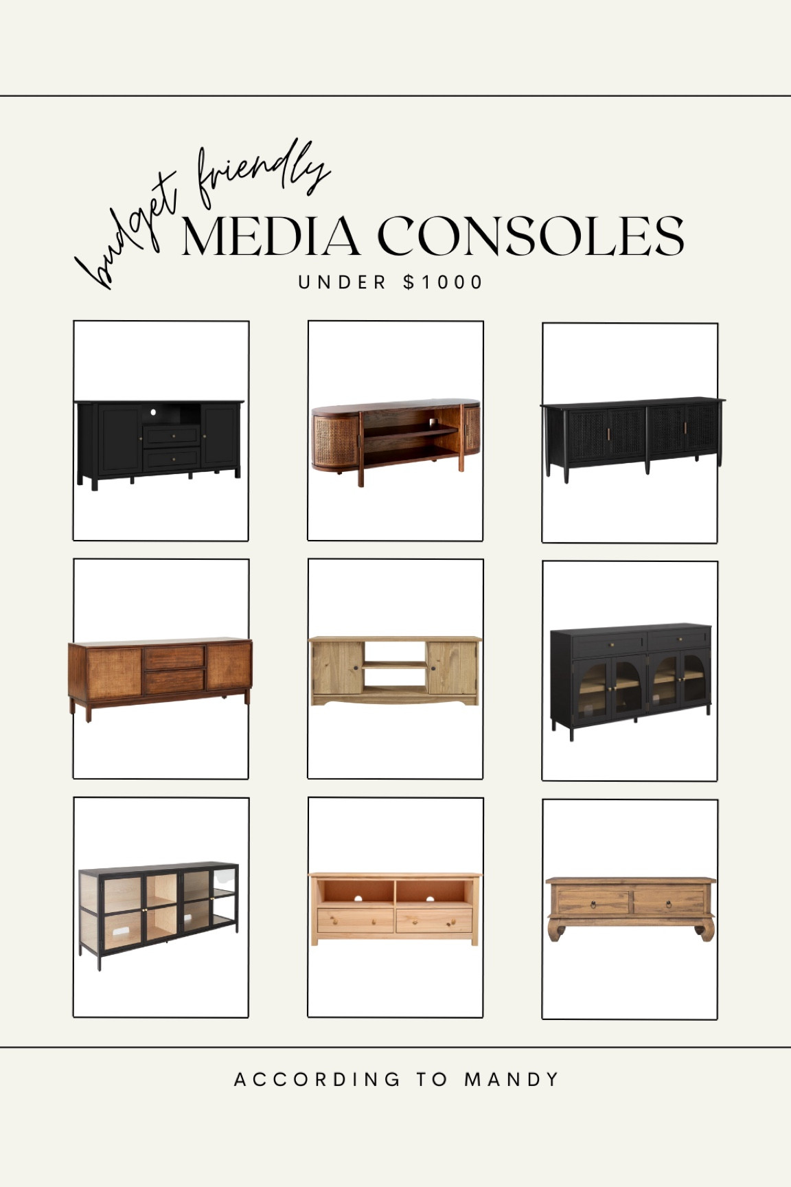 Budget friendly media consoles 



#LTKhome #LTKSale #LTKFind
