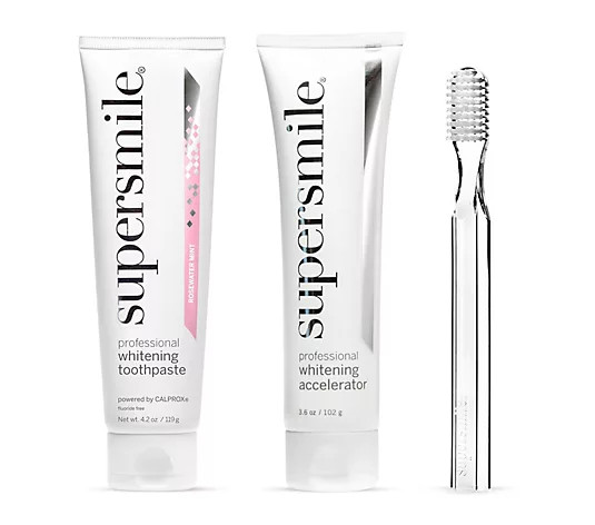 Make Your Selection: Supersmile Toothpaste , Accelerator & Brush 3-Pc Kit | QVC