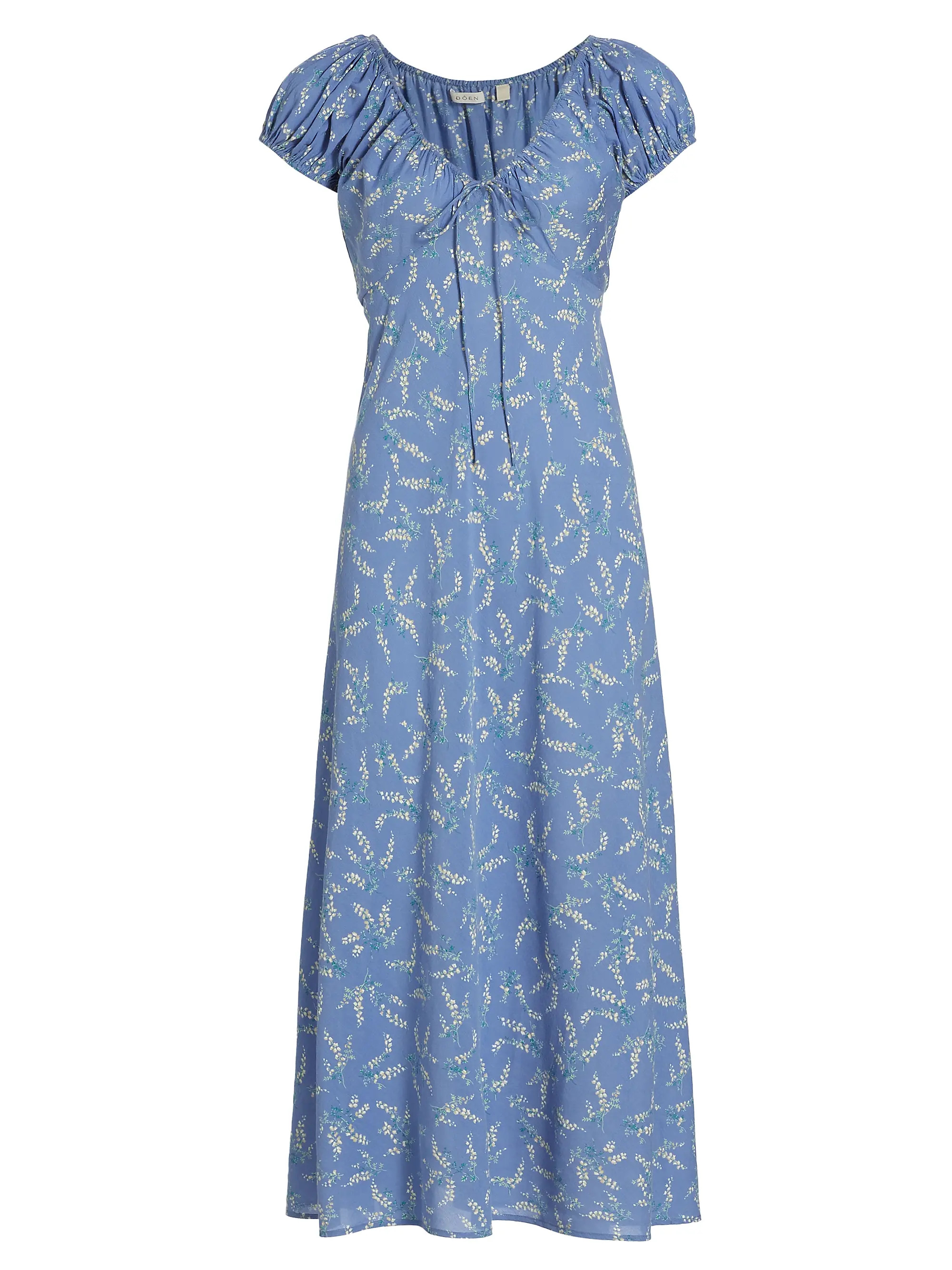 Sofia Cotton & Viscose Midi-Dress | Saks Fifth Avenue