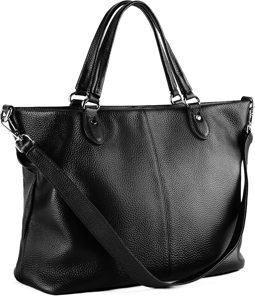 befen Soft Genuine Leather Tote Bag for Women, Womens Leather Purses Handbags Shoulder Bags with ... | Amazon (US)